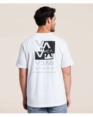 RVCA Splitter Stacks T-Shirt - Blue