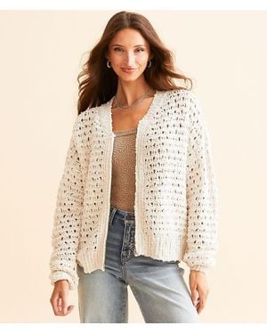 Daytrip Nubby Cardigan Sweater - Natural