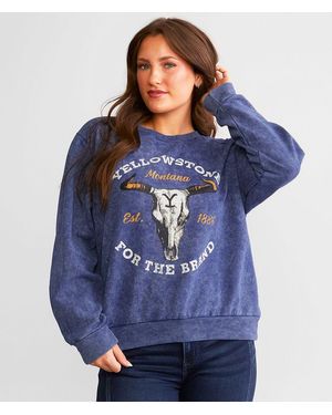 Changes Yellowstone For The Brand Pullover - Blue
