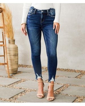 Bridge by GLY Mid-Rise Ankle Skinny Jean - Blue