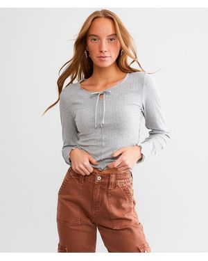 FITZ + EDDI Exposed Seam Top - White