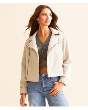 Open SZN Asymmetrical Jacket - Natural