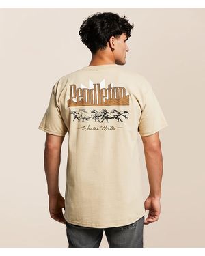 Pendleton Wild Horses T-Shirt - Natural