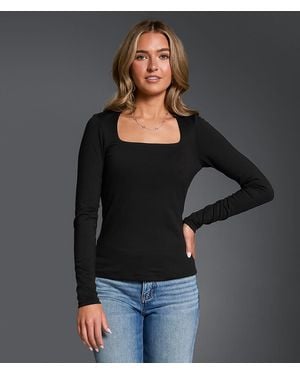 Buckle Black Shaping & Smoothing Top - Black