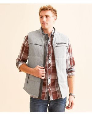 Outpost Makers Marled Woven Vest - Natural