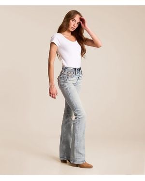 Rock Revival Aldine High Rise Tailored Boot Stretch Jean - Natural