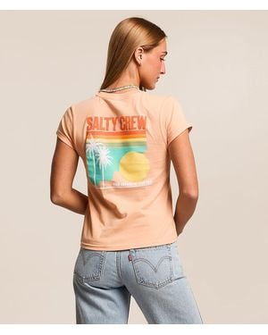 Salty Crew Simplicity Modern T-Shirt - Orange