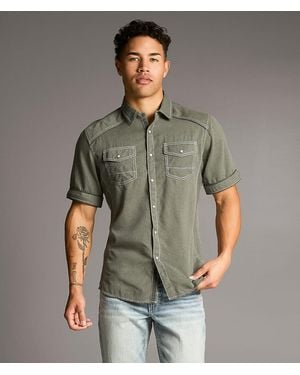 BKE Embroidered Athletic Shirt - Gray