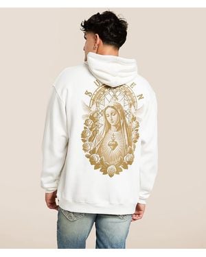 Sullen Cry Mary Hooded Sweatshirt - White