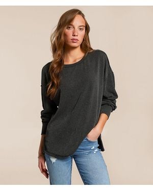 BKE Urban Textured Top - Black