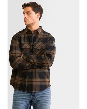 Howitzer Cavalry Flannel Shirt - Black
