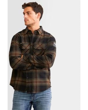 Howitzer Cavalry Flannel Shirt - Black