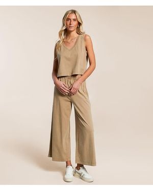 Z Supply Scout Jersey Flare Pant - Natural