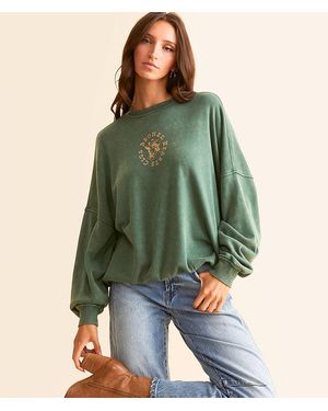 Modish Rebel Broken Heart Pullover - Green