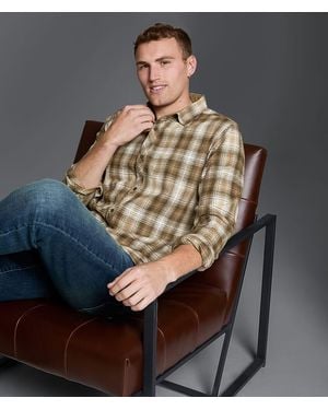 Outpost Makers Standard Flannel Shirt - Gray