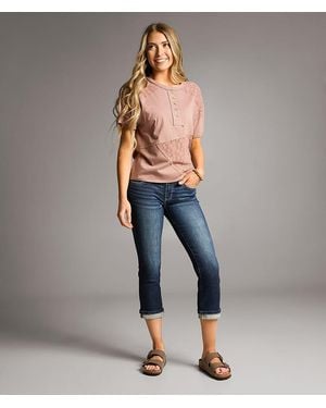 BKE Stella Capri Stretch Jean - Blue