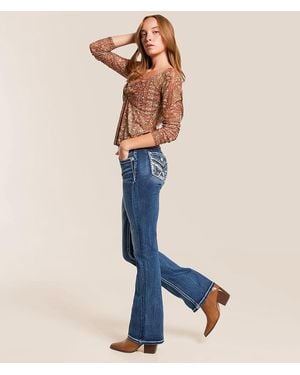 Miss Me High Rise Boot Stretch Jean - Blue