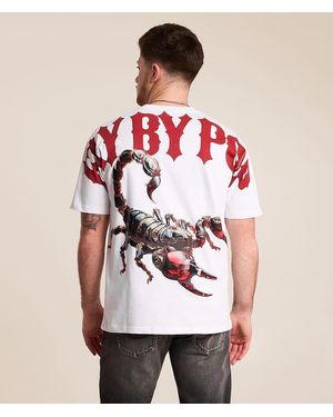 FLY by Popularity Scorpion Oversized T-Shirt - Red
