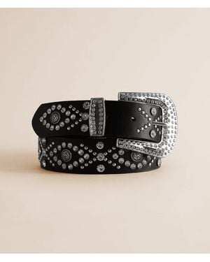 Sterling & Stitch Glitz Western Belt - Black
