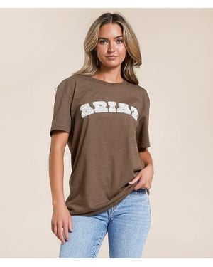 Ariat Boot Stitch T-Shirt - Brown