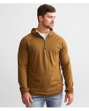 Veece Jordan Quarter Zip Hoodie - Brown