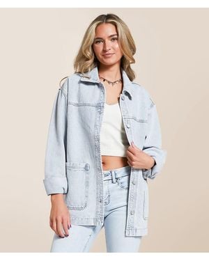 Z Supply On The Road Denim Jacket - Blue