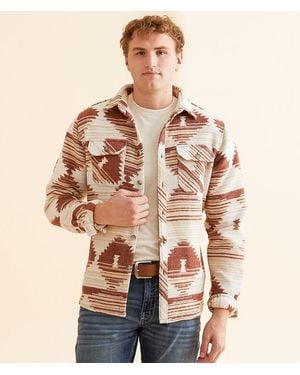 Departwest Athletic Southwestern Shacket - Brown