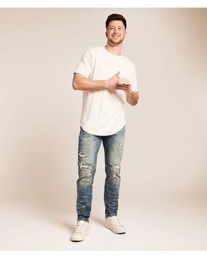 Smoke Rise Slim Taper Stretch Jean - Natural