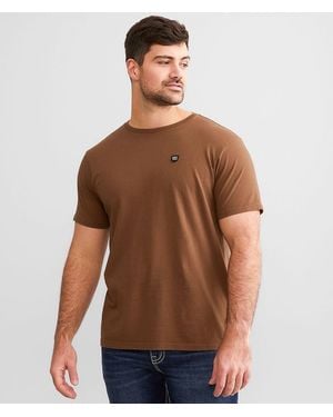 Brixton Shield T-Shirt - Brown