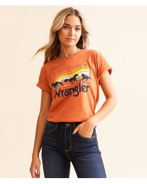 Wrangler Run Free T-Shirt - Orange