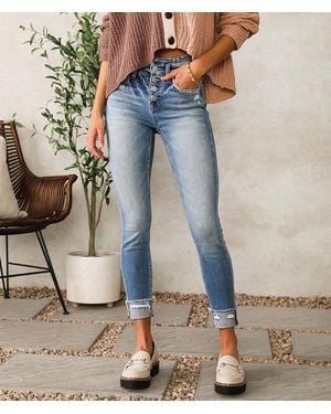 Bridge by GLY Elliott High Rise Ankle Skinny Jean - Blue