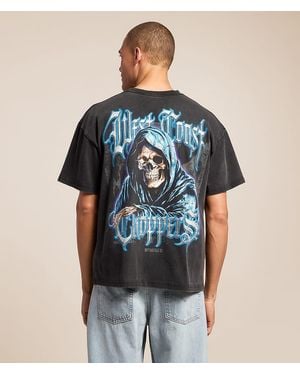 ID Supply Co Cloaked Boxy T-Shirt - Blue