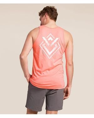 Veece Gltich Storm Tank Top - Red