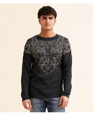 Affliction Vertebrate Thermal - Black
