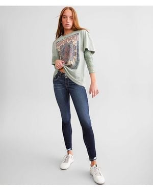 BKE Stella Ankle Skinny Stretch Jean - Blue