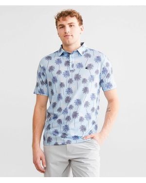 Flomotion Breezy Banks Performance Polo - Blue