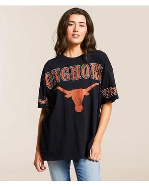 Gameday Social Texas Longhorns Oversized T-Shirt - Black