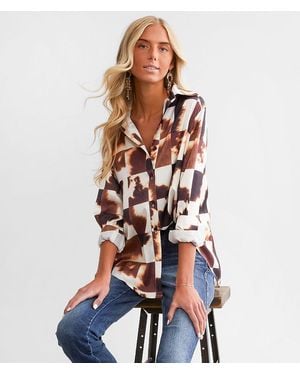Acoa Satin Shirt - White