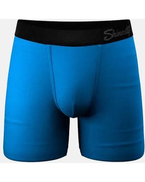 Shinesty The Crown Jewels Stretch Boxer Briefs - Blue