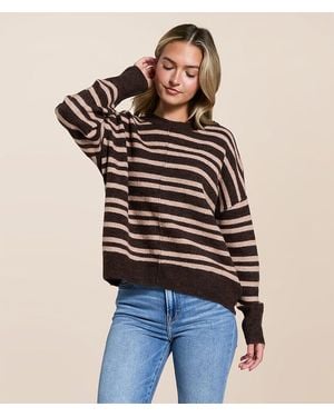 The Workshop Brushed Knit Sweater - Blue