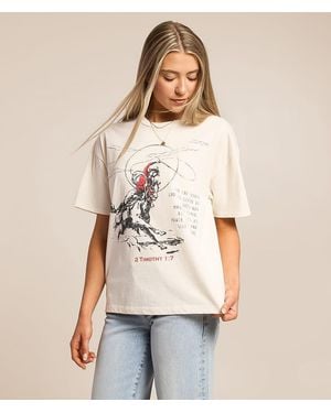 Modish Rebel 2 Timothy Western T-Shirt - Natural