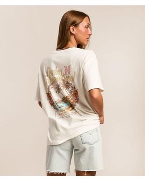 Hurley Tide Chaser T-Shirt - Natural