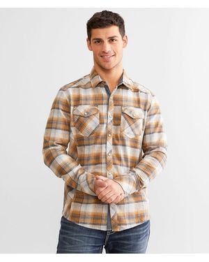 BKE Plaid Athletic Shirt - Brown