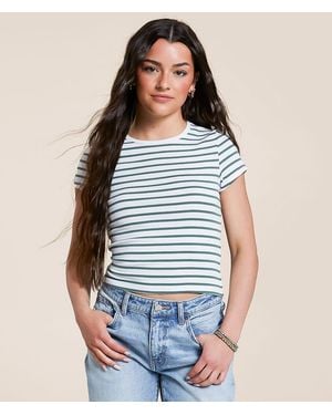 FITZ + EDDI Striped T-Shirt - Blue
