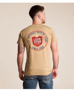 Changes Lone Star Since 1884 T-Shirt - Brown