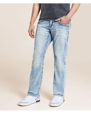 Rock Revival Yates Relaxed Taper Stretch Jean - Blue