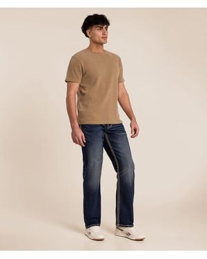 Rock Revival Prarie Relaxed Taper Stretch Jean - Blue