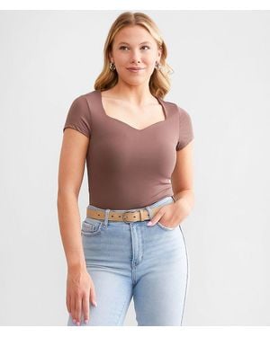 Buckle Black Shaping & Smoothing Top - Brown