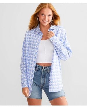 Gilded Intent Checker Shirt - Blue