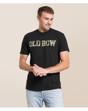Old Row Camo Logo T-Shirt - Black